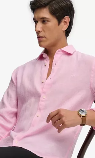 Riviera Long Sleeve Linen Shirt