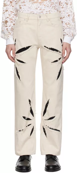 Origami Cut Out Jeans