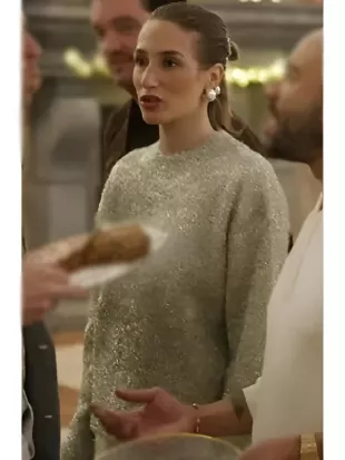 In The City S01 Amanda Batula Silver Sweater