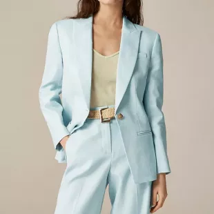 Alexandra Blazer in stretch linen