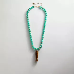 Sun Drift Semi-Precious Pendant Necklace