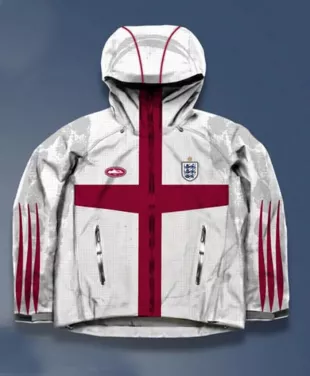 Corteiz x England World Cup Hooded Track Jacket