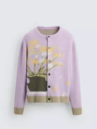David Bromstad My Lottery Dream Home S19 Floral Cardigan