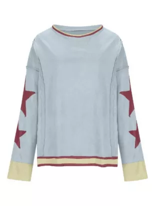 David Bromstad My Lottery Dream Home S19 Star Printed Sweatshirt