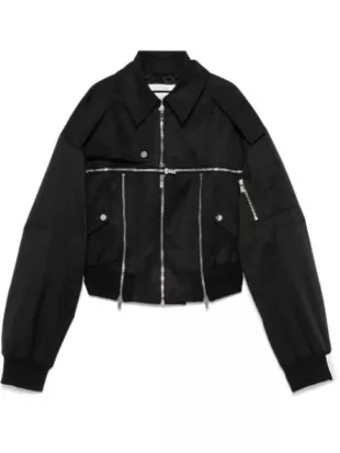The Jennifer Hudson Show Jennifer Hudson Zip-Detailed Jacket