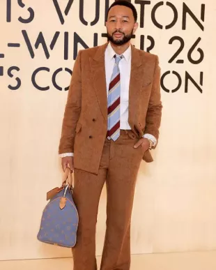 John Legend Men’s Fashion Week 2026 Suit