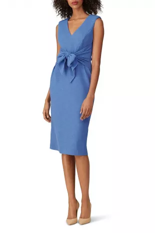 Knit Tie Front Sheath
