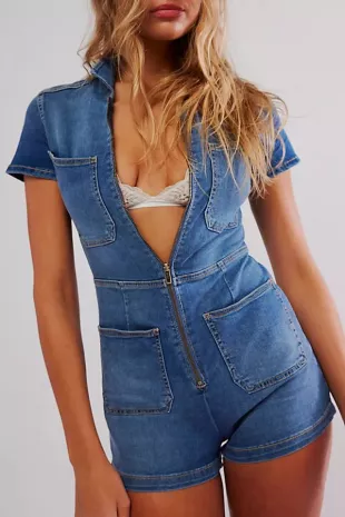 CRVY Lennox Shortsuit