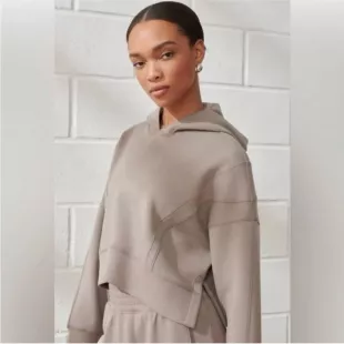 YPB Neoknit Wedge Popover Hoodie