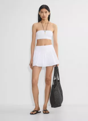 Slipper Poplin Skort