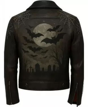Haunted Graveyard Leather Jacket