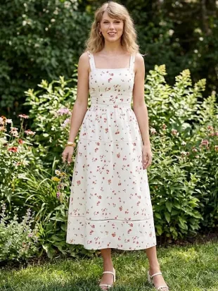 Taylor Swift I Knew It I Knew You Floral Dress