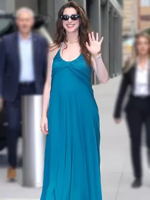 The Today Show 2026 Anne Hathaway Maxi Dress