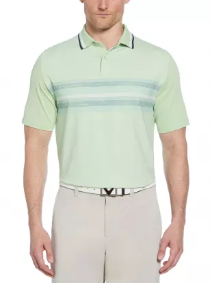 Engineered Roadmap Chevron Print Polo