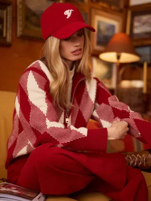 Jacquard Knit Jacket