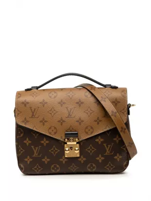 Pre-Owned 2019 Monogram Reverse Pochette Metis Satchel