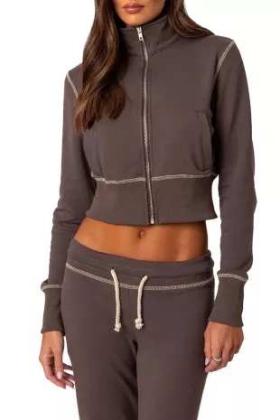 Alexia Crop Sweatshirt