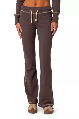 Alexia Low Rise Cotton Sweatpants