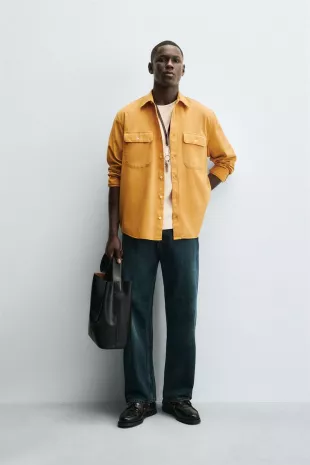 Lyocell / Cotton Shirt with Pockets