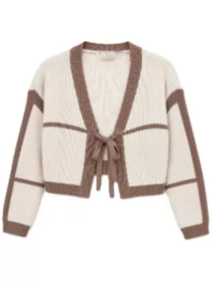 The McBee Dynasty S03 Kacie Adkison Tie Front Sweater