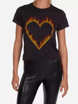 All American S08 Cleera Hollingsworth Burning Heart Top