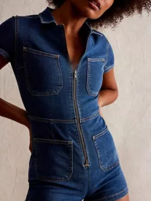Jessica Grace The Ultimatum Marry or Move On Denim Shortsuit