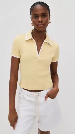 Kearney Tee with Contrast Piping