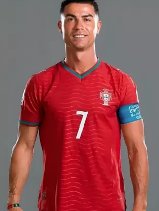 Cristiano Ronaldo World Cup Portugal Portraits T-Shirt