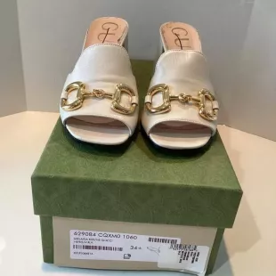 Slide Sandal With Horsebit