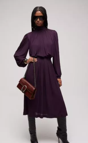 Light Viscose crêpe Jersey Dress