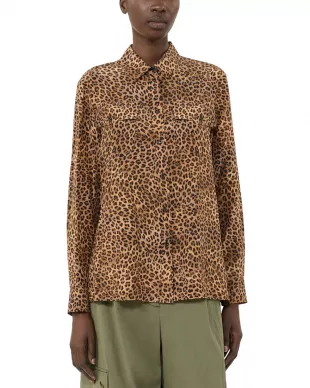 Wkdlemma Camel Silk Shirt
