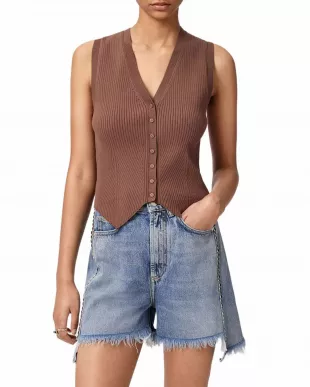 Cruz Ribbed Waistcoat