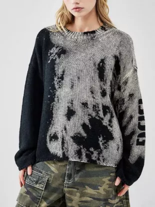 The Crow Girl S02 Clara Rugaard Washed Knit Sweater