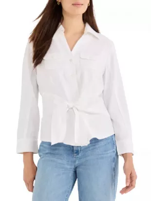 General Hospital 2026 Alexa Havins Tie-Waist Shirt