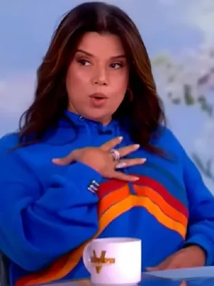 The View 2026 Ana Navarro Mountain Stitch Printed Hoodie