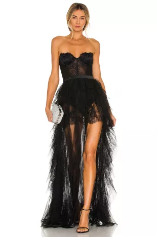 X Revolve Bustier Gown