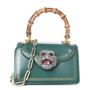 Cornice Crystal Mini Thiara Top Handle Bag