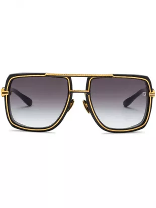 Soldier Square-Frame Sunglasses