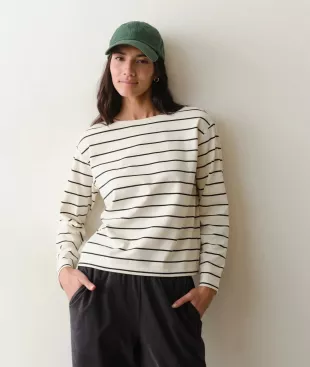 Luxe Sueded Mariner Tee