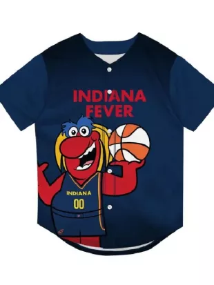 Indiana Fever Mascot Friend Blue Jersey