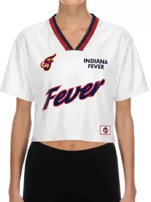Indiana Fever White Capsule Cropped Jersey