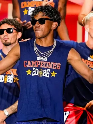 FIFA 2026 Parade Lamine Yamal Blue Tank Top