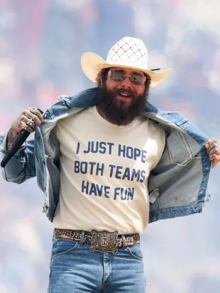 FIFA Post Malone I Just Hope Both Teams Have Fun T-shirt