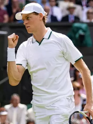 Jannik Sinner 2026 The Wimbledon Championship White Shirt