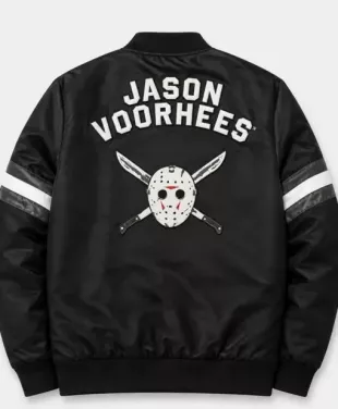 F13 black Satin Bomber Jacket