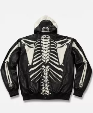 Vintage Vilanto Skeleton Leather Jacket