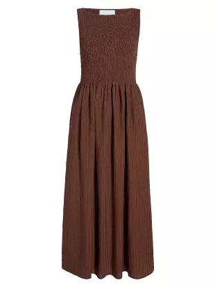 The Cosima Nap Dress in Chocolate