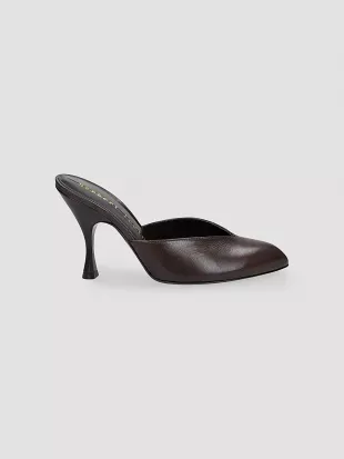 Sitting Pretty Leather Mules