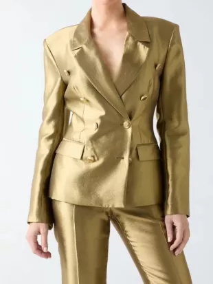 The Ultimatum Marry Or Move On S04 Hayley Dinae Gold Blazer