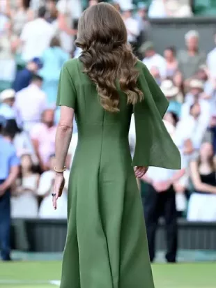 Kate Middleton Championships Wimbledon 2026 Green Dress
